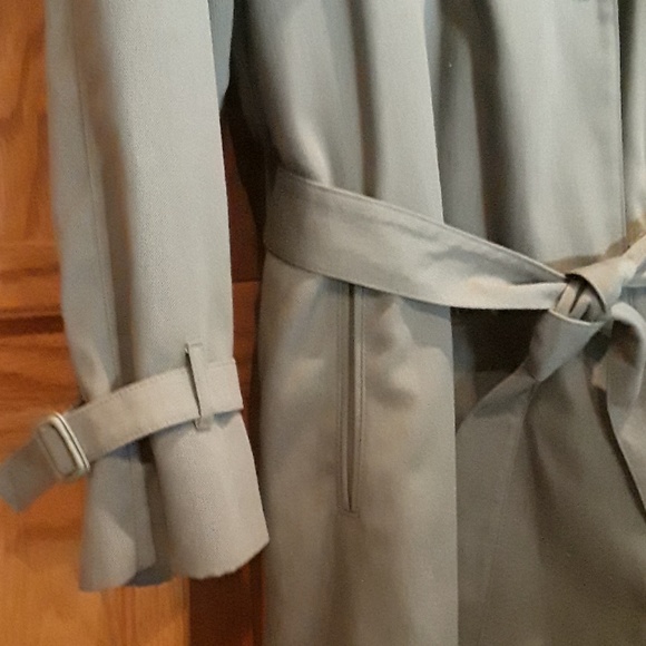 Women's London Fog 12 pet. Lined trench coat - Picture 3 of 8